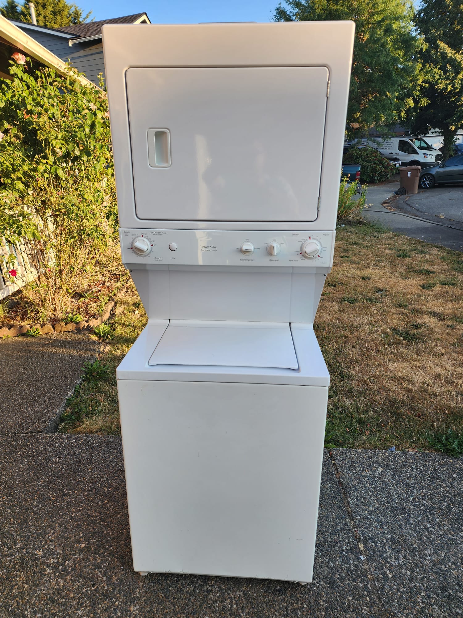Major household appliance prepared for pickup through Free Reliable Appliance Pickup