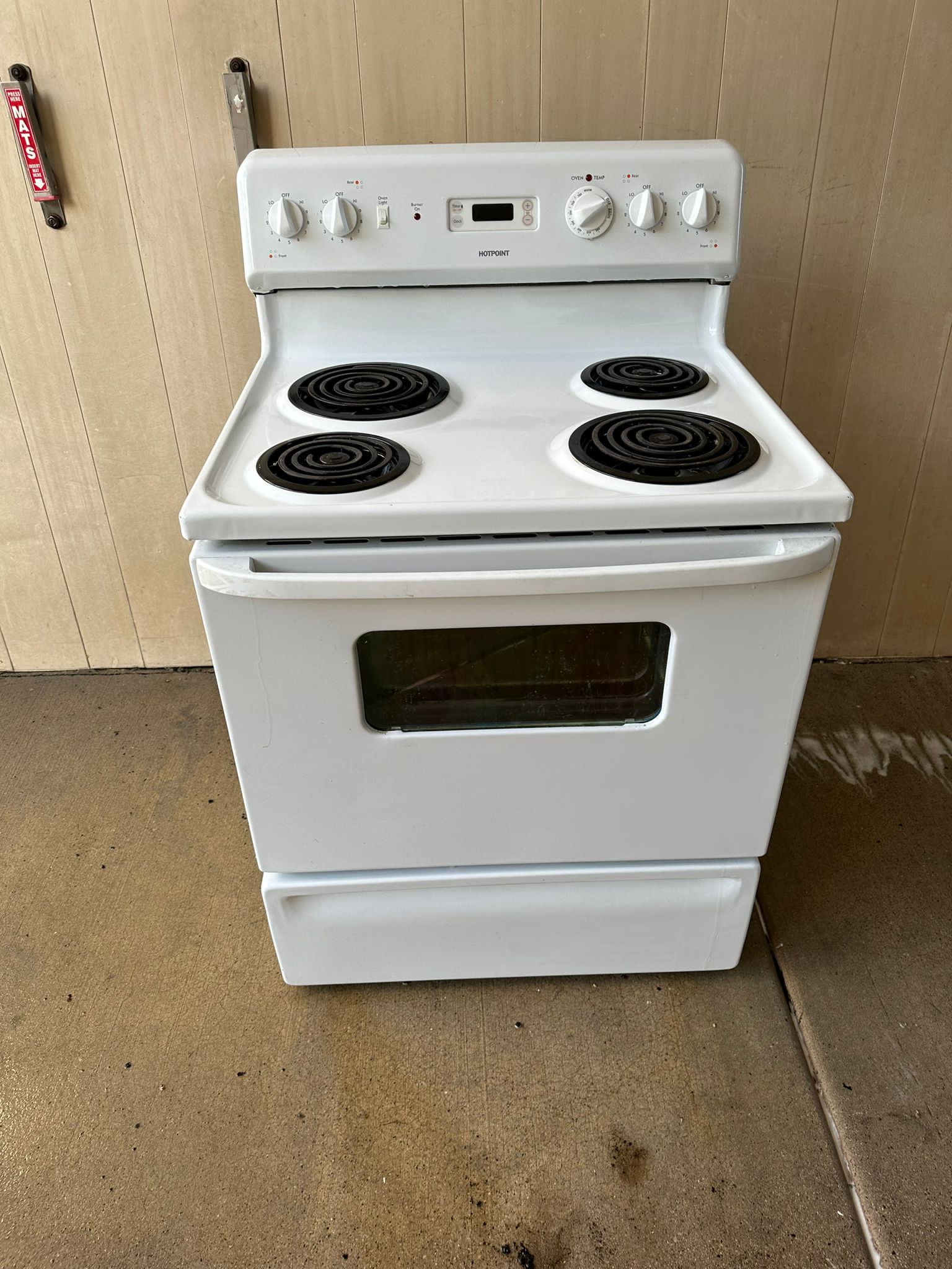 Real major appliance example for Temecula pickup requests