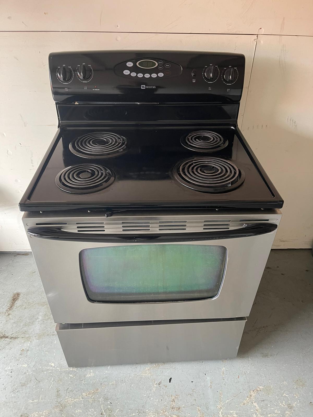 Major household appliance prepared for Washington pickup and access review