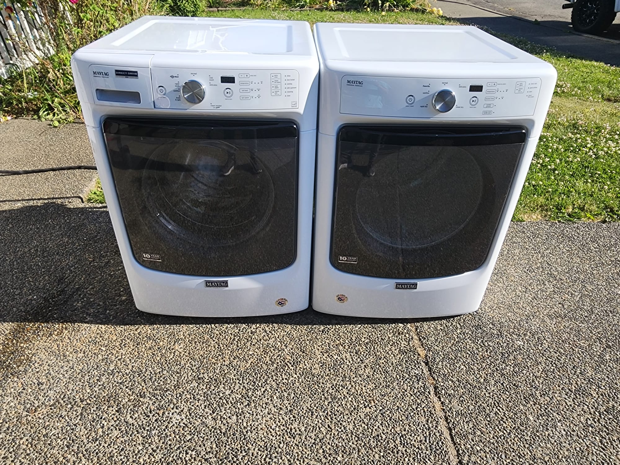 Real washer and dryer set for Orange County appliance pickup review