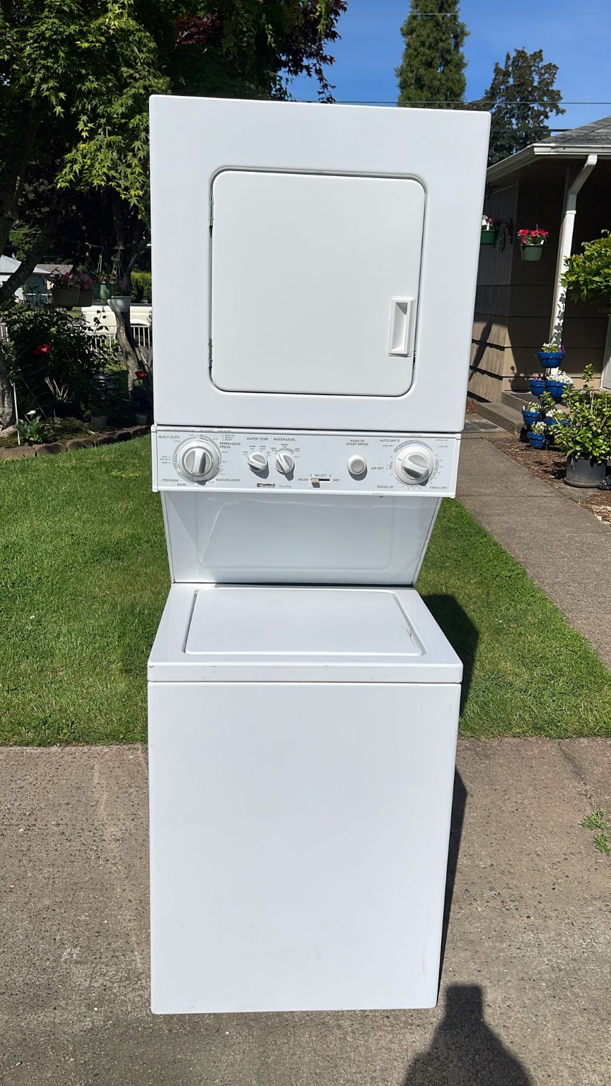 Real washer and dryer set from our appliance work supporting Hacienda Heights pickup review