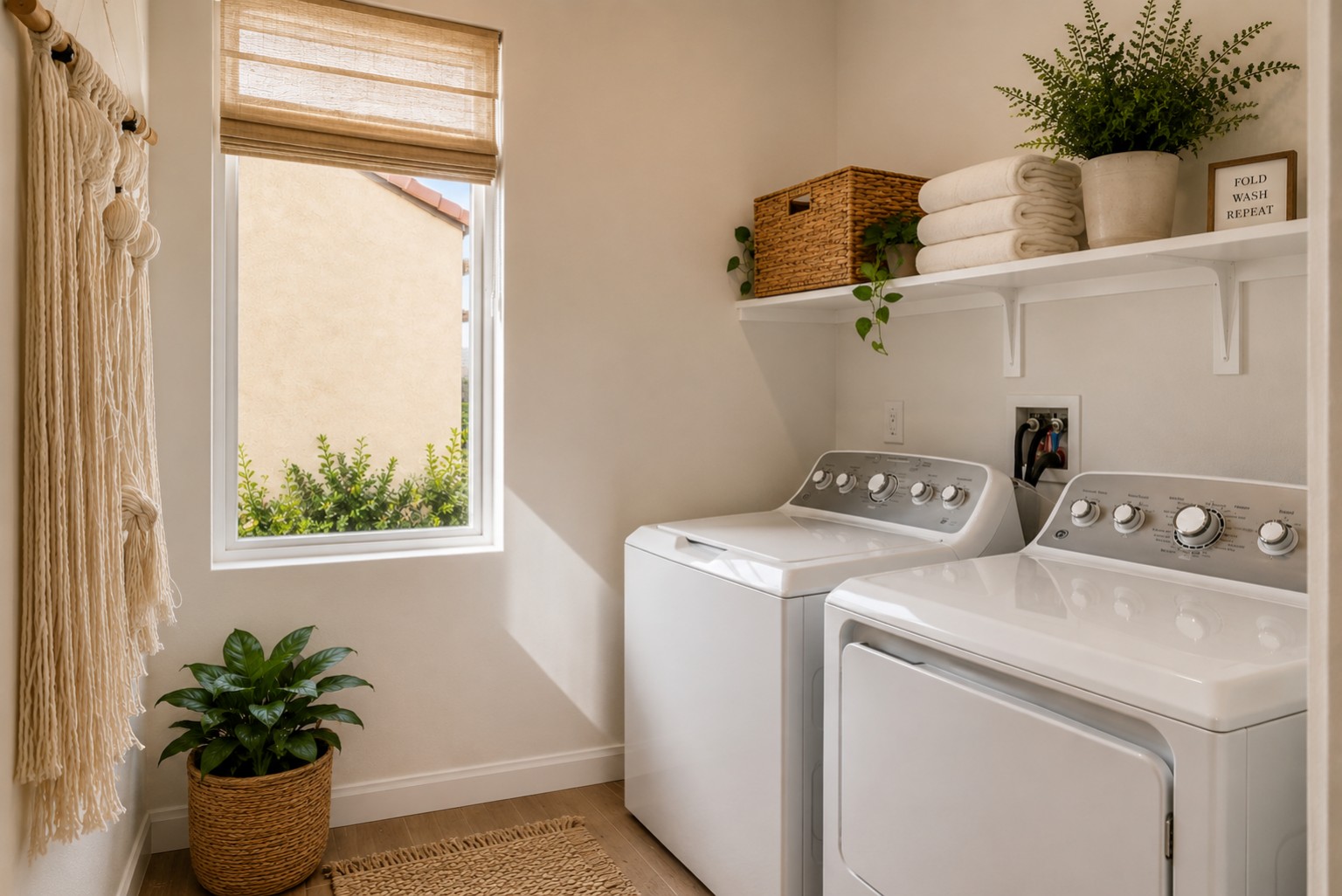 Real full-resolution washer and dryer set from our appliance work for Costa Mesa pickup