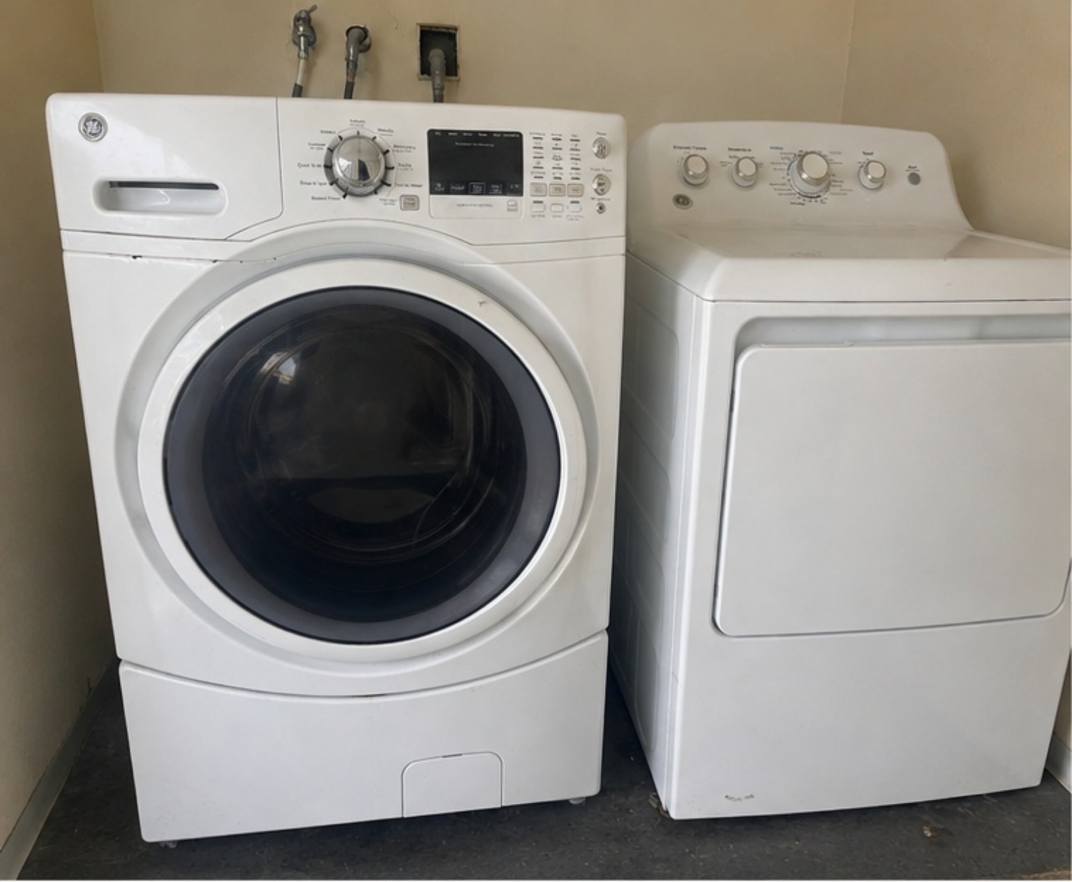 Real washer and dryer pickup example from Free Reliable Appliance Pickup
