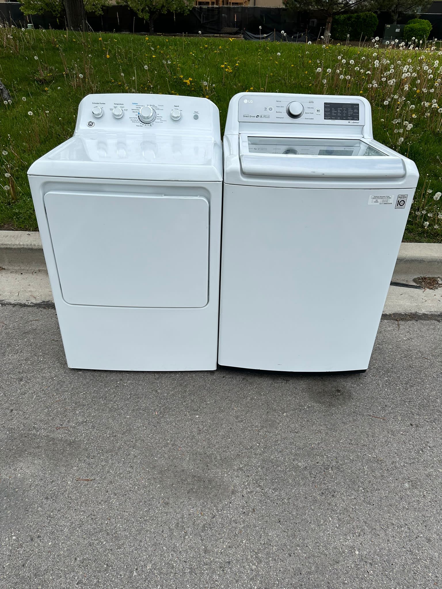 Real full-resolution washer and dryer set from our appliance work for Altadena pickup