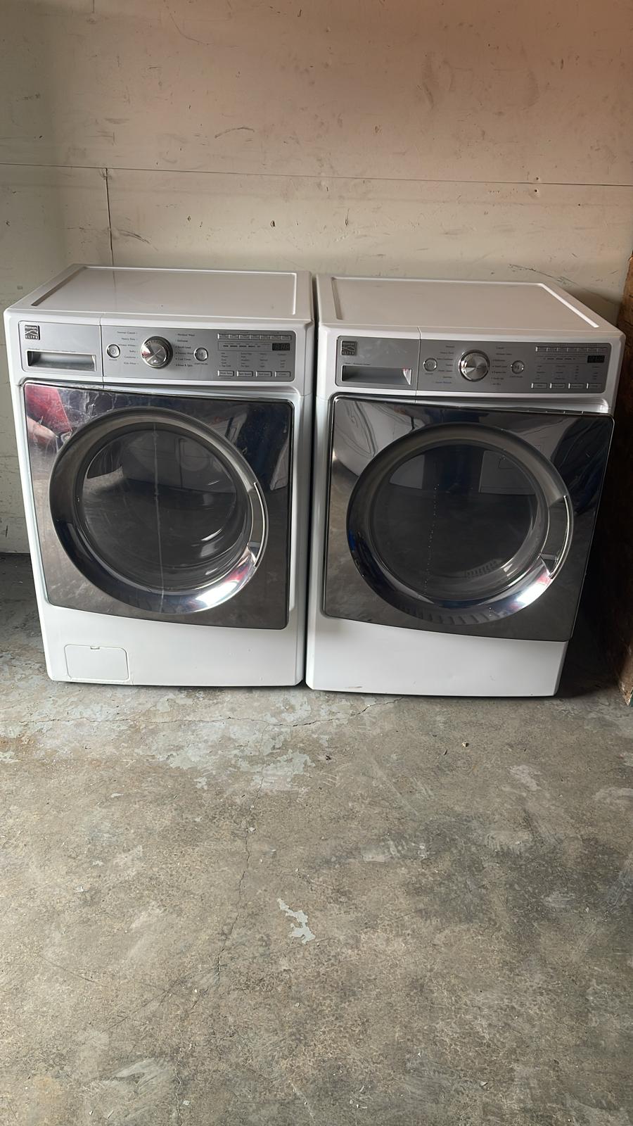 Real washer and dryer set for Clovis pickup requests