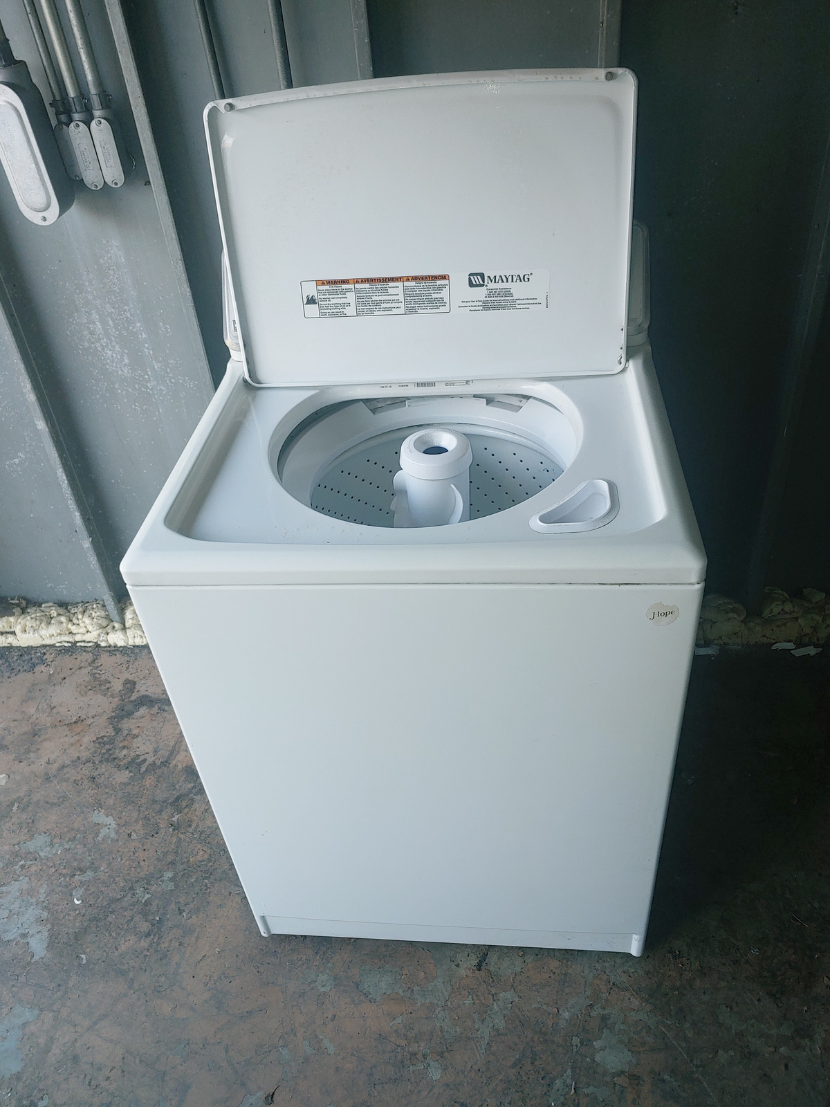 Real washer and dryer pickup example