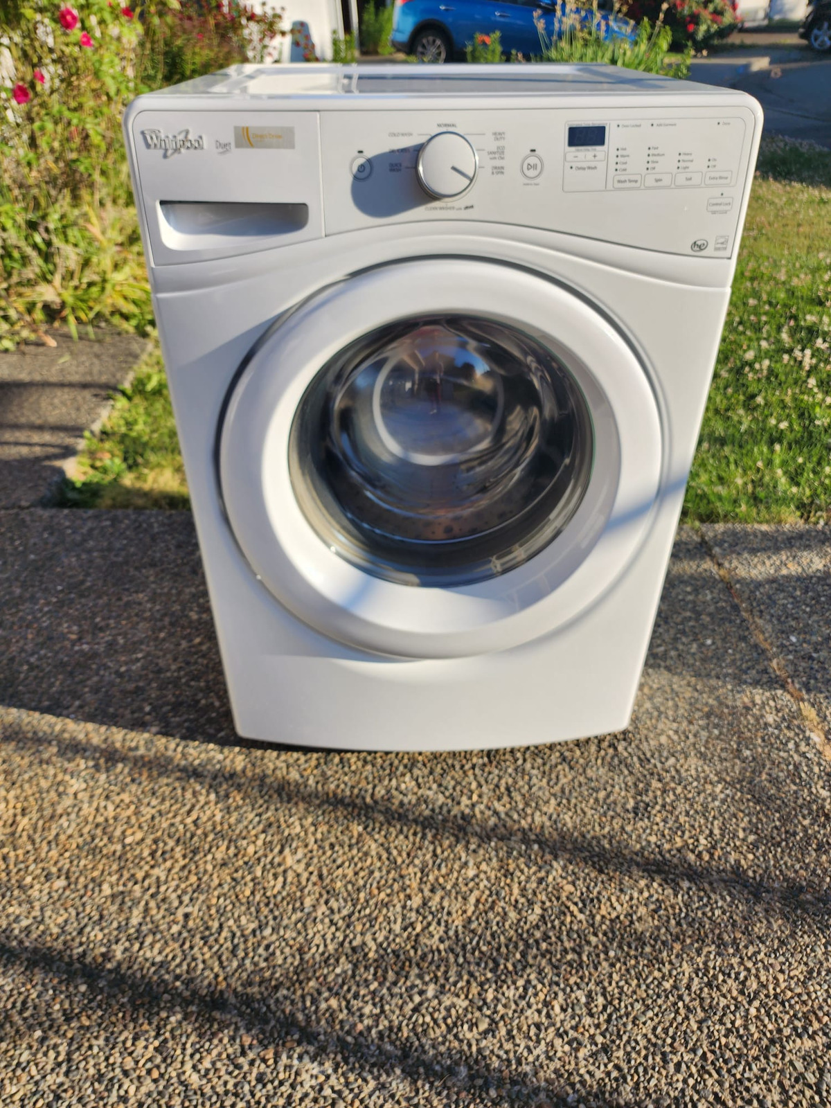 Real laundry appliance pickup example