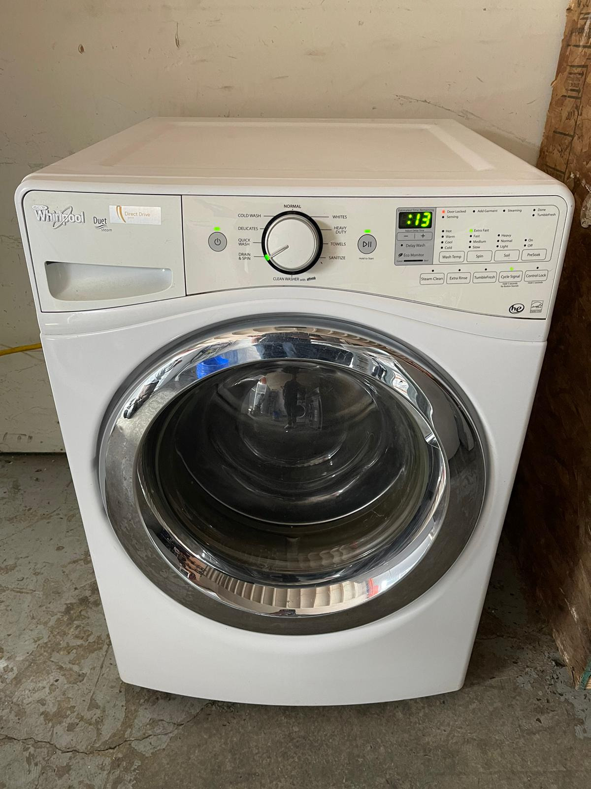 Washer and dryer set from our appliance work