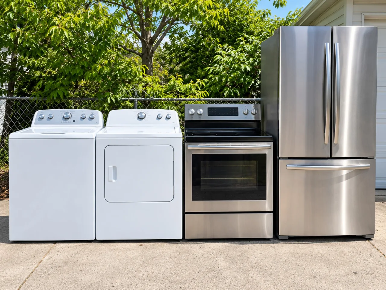 Representative group of major household appliances from our photo collection for Pacoima pickup requests